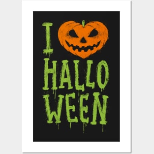 Love Halloween Posters and Art